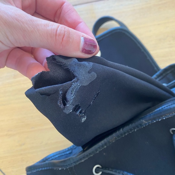 Black microfiber coach backpack, used condition - Picture 9 of 11